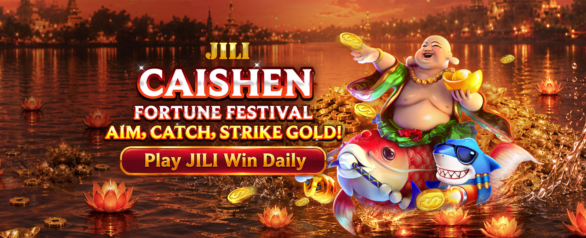 JILI Caishen Fortune Festival banner