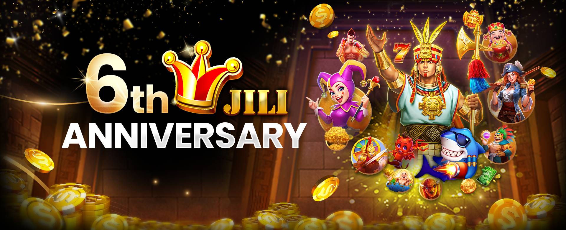 JILI anniversary promotional banner