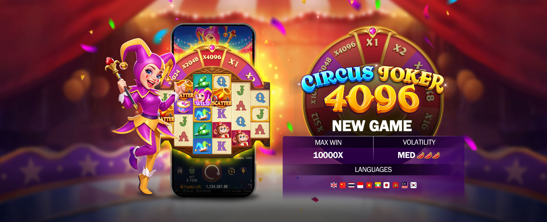 JILI Circus Joker game banner