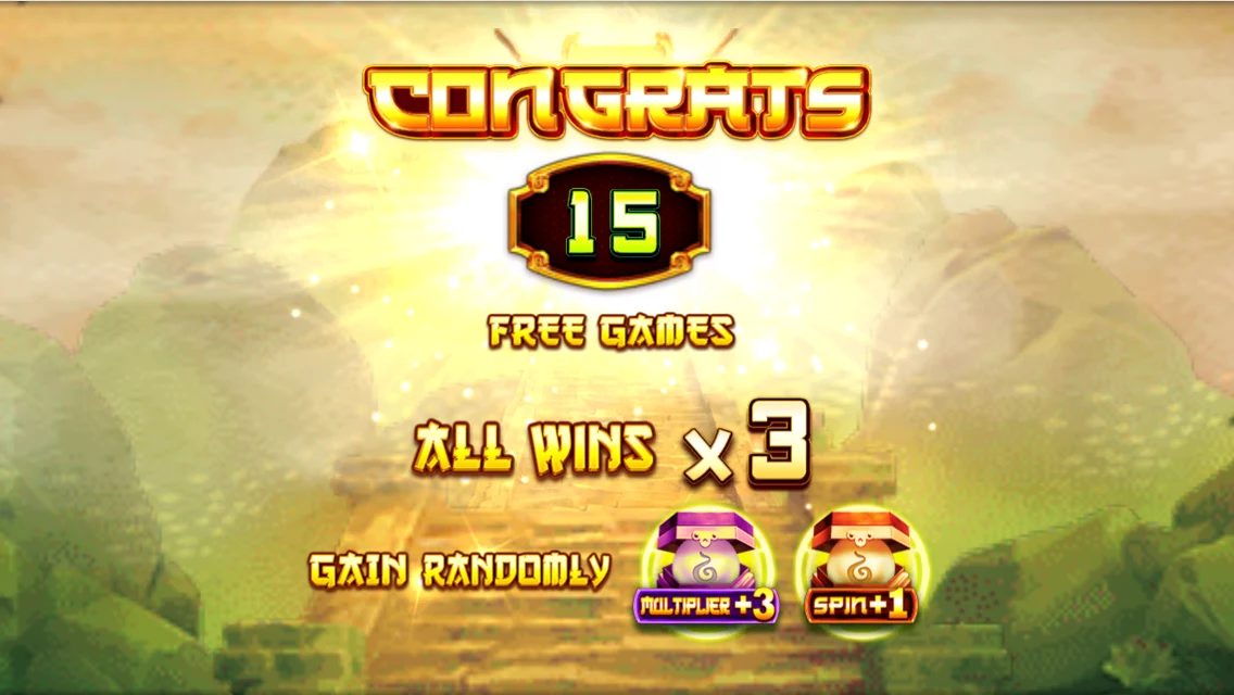 Master Tiger: Free Game prompt showing spins and an initial multiplier.