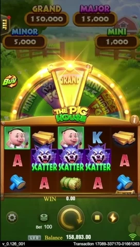 Wheel scene highlighting a GRAND segment above the same wolf-Scatter arrangement.