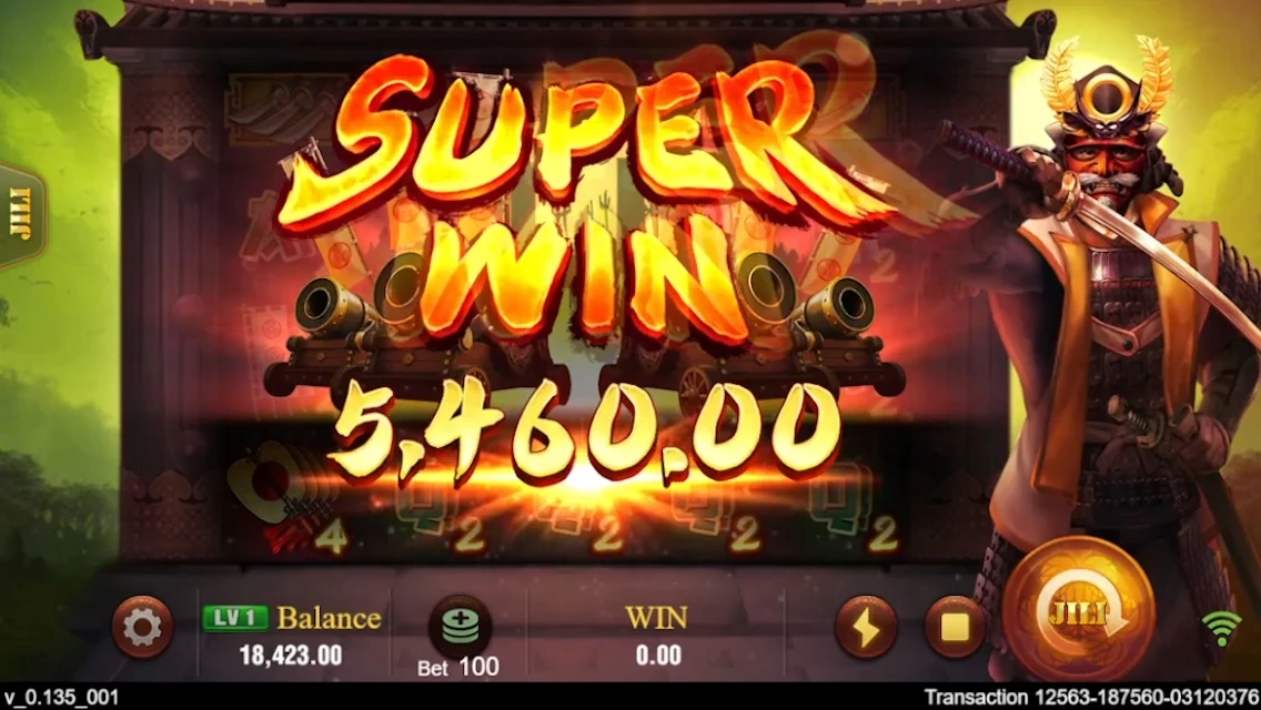 Shōgun: Captured Super Win overlay.