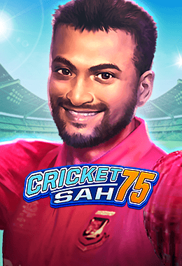 Cricket Sah 75 slot game cover in the jili-games.in information catalog